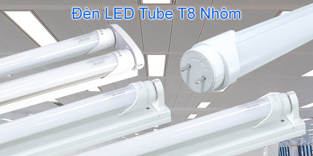 Đèn LED tube T8 nhôm