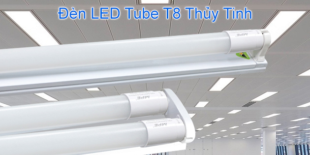Đèn LED tube T8 thủy tinh