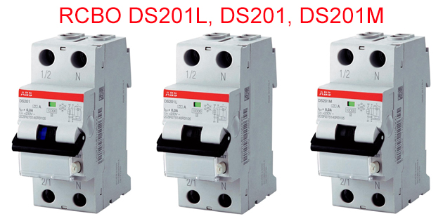 Cầu Dao Chống Dòng Rò, Quá Tải RCBO DS201L, DS201, DS201M