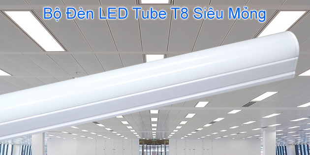 Bộ đèn LED tube T8 siêu mỏng