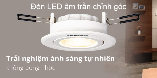 Đèn LED âm trần chỉnh góc