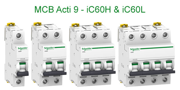 MCB Acti 9 - iC60H & iC60L