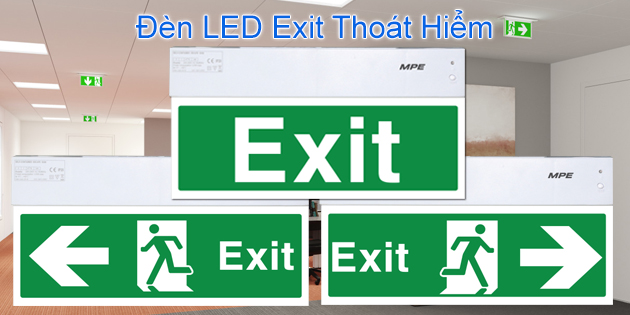 Đèn LED Exit thoát hiểm