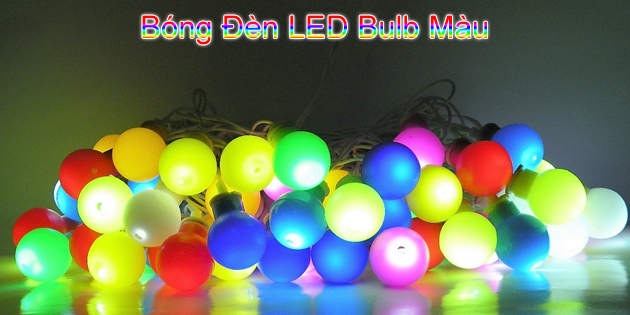 Bóng đèn LED bulb màu