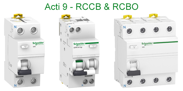 Acti 9 - RCCB & RCBO