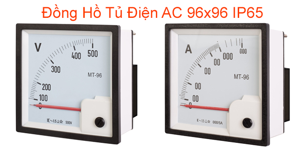 Đồng hồ tủ điện AC 96x96 IP65