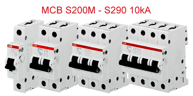 MCB S200M - S290 10kA