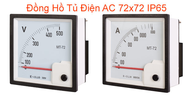 Đồng hồ tủ điện AC 72x72 IP65