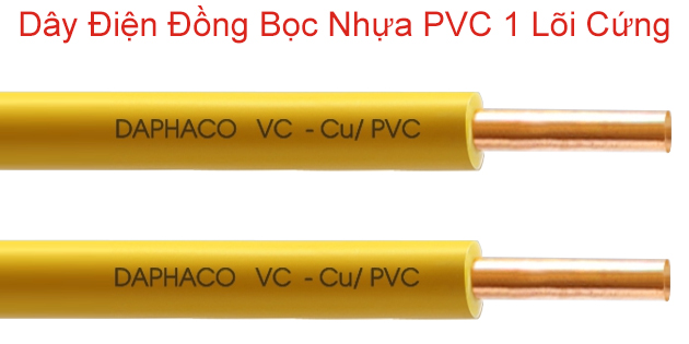Dây Điện Đồng Bọc Nhựa PVC 1 Lõi Cứng Dân Dụng