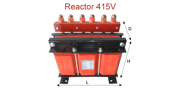 Cuộn Kháng Cho Tụ Bù Reactor, 415V