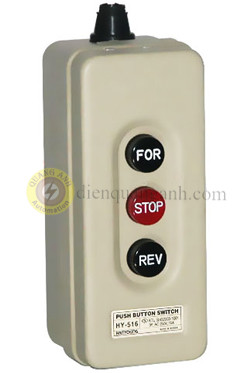 HY-516 - Nút nhấn FOR STOP REV 3P 15A 250VAC