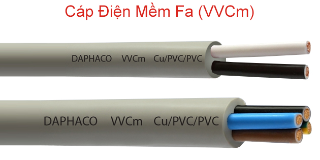 Cáp Điện Mềm Fa (VVCm)