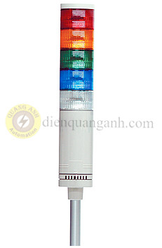 STL040-FA115 - Đèn tín hiệu 5 tầng Ø40 có còi, sáng liên tục, nhấp nháy LED 100~240VAC