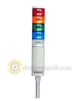 STL060-FA115 - Đèn tín hiệu 5 tầng Ø60 có còi, sáng liên tục, nhấp nháy LED 100~240VAC