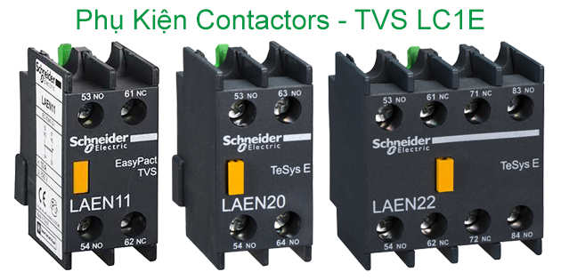 Phụ kiện contactors TVS LC1E