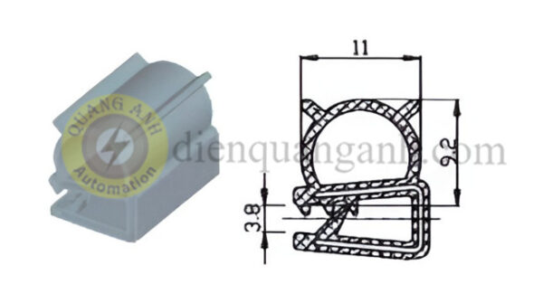 MF-011 - Gioăng cao su EPDM đai thép định hình