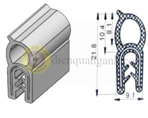 MFT-008 - Gioăng tủ điện MFT-008, 50m/cuộn