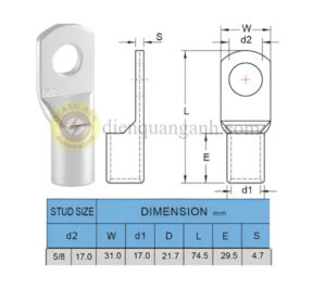 TL150-16 - Đầu cosse đồng 150-16