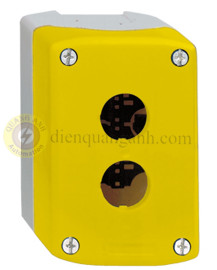 XALK02 - Hộp box 2 lỗ màu vàng dùng cho XB4, XB5