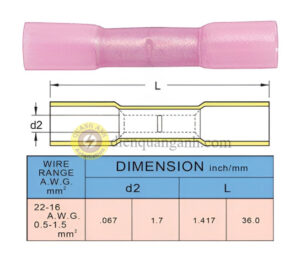 BHT1 - Cosse nối bọc ống co nhiệt 1