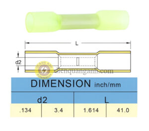 BHT5 - Cosse nối bọc ống co nhiệt 5