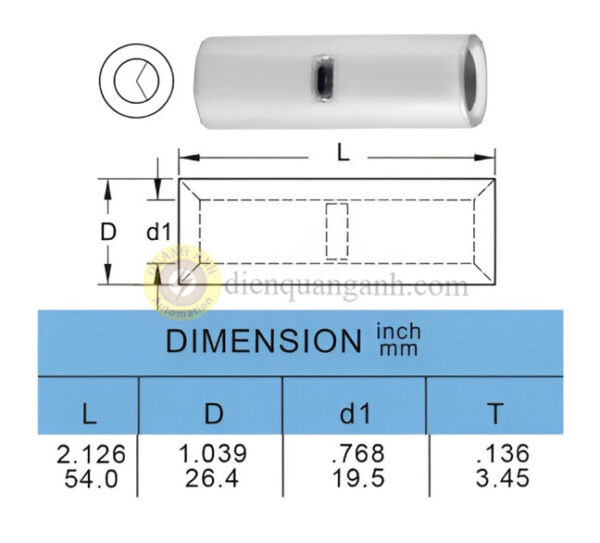 BNT150 - Cosse nối 150