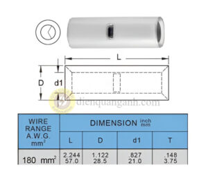 BNT180 - Cosse nối 180