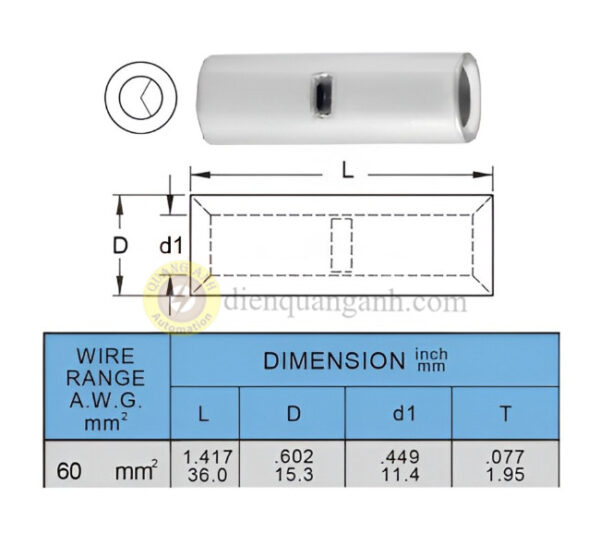 BNT60 - Cosse nối 60