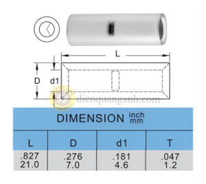 BNT8 - Cosse nối 8.0