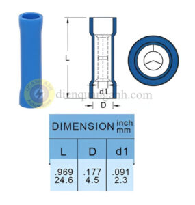 BV2 - Cosse nối bọc nhựa 2