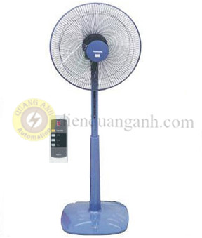 F-409KB - Quạt đứng màu xanh Ø400mm 128~143cm remote