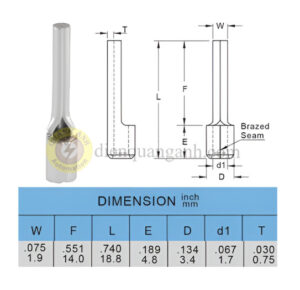 PTNB1-14 - Cosse pin đặc trần 1-14