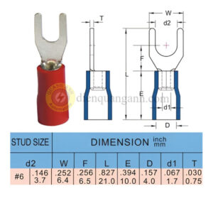 SVL1-3.7 - Cosse chỉa bọc nhựa 1-3.7