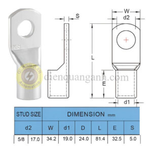 TL185-16 - Đầu cosse đồng 185-16