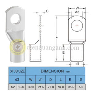 TL240-12 - Đầu cosse đồng 240-12