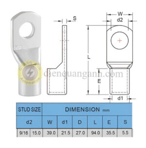 TL240-14 - Đầu cosse đồng 240-14