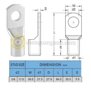 TL240-16 - Đầu cosse đồng 240-16