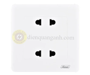 HWDP2G2PS - Ổ cắm đôi 2 chấu