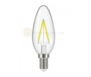 FLM-2/B35 - Bóng đèn LED filament 2.5W E14, ánh sáng vàng, Ø35x98mm