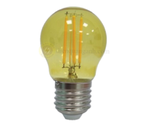 FLM-3YL - Bóng đèn LED filament màu vàng 2.5W E27, Ø45x78mm