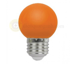 LBD-30R - Bóng đèn LED bulb màu cam 1.5W E27, Ø45x70mm
