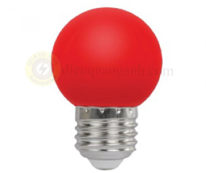 LBD-3R - Bóng đèn LED bulb màu đỏ 1.5W E27, Ø45x70mm
