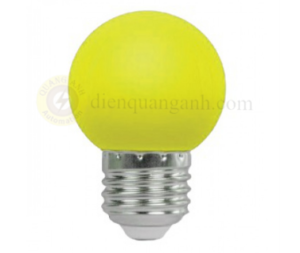 LBD-3YL - Bóng đèn LED bulb màu vàng 1.5W E27, Ø45x70mm