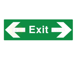 PKEXLR - Mặt chữ Exit bên trái và bên phải