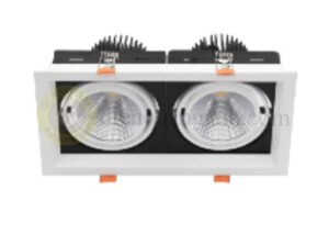 OLT215L30/D - Đèn Downlight âm trần, 255x135x115mm, 2x15W, Dimmer Triac