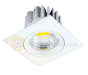 PRDGG90L5/D - Đèn Downlight âm trần vuông, 90x57mm, 5W, Dimmer Triac