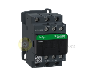 LC1D09Q7 - Contactor 3P, cuộn dây điều khiển 380VAC, 50/60Hz, 9A, 1NO+1NC