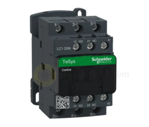 LC1D09UD - Contactor 3P, cuộn dây điều khiển 250VDC, 9A, 1NO+1NC