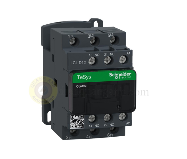 LC1D18FD - Contactor 3P, cuộn dây điều khiển 110VDC, 18A, 1NO+1NC