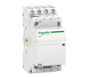 A9C20134 - Contactor iCT 4P, coil voltage 24VAC, 25A 4NO